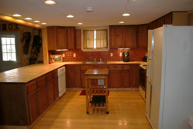 The full-equipped kitchen